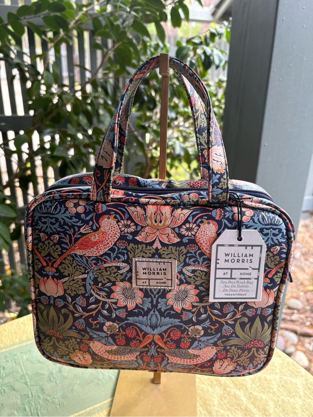William Morris - Liberty of London Strawberry 🍓 Thief - Two Part Wash/Makeup Bag